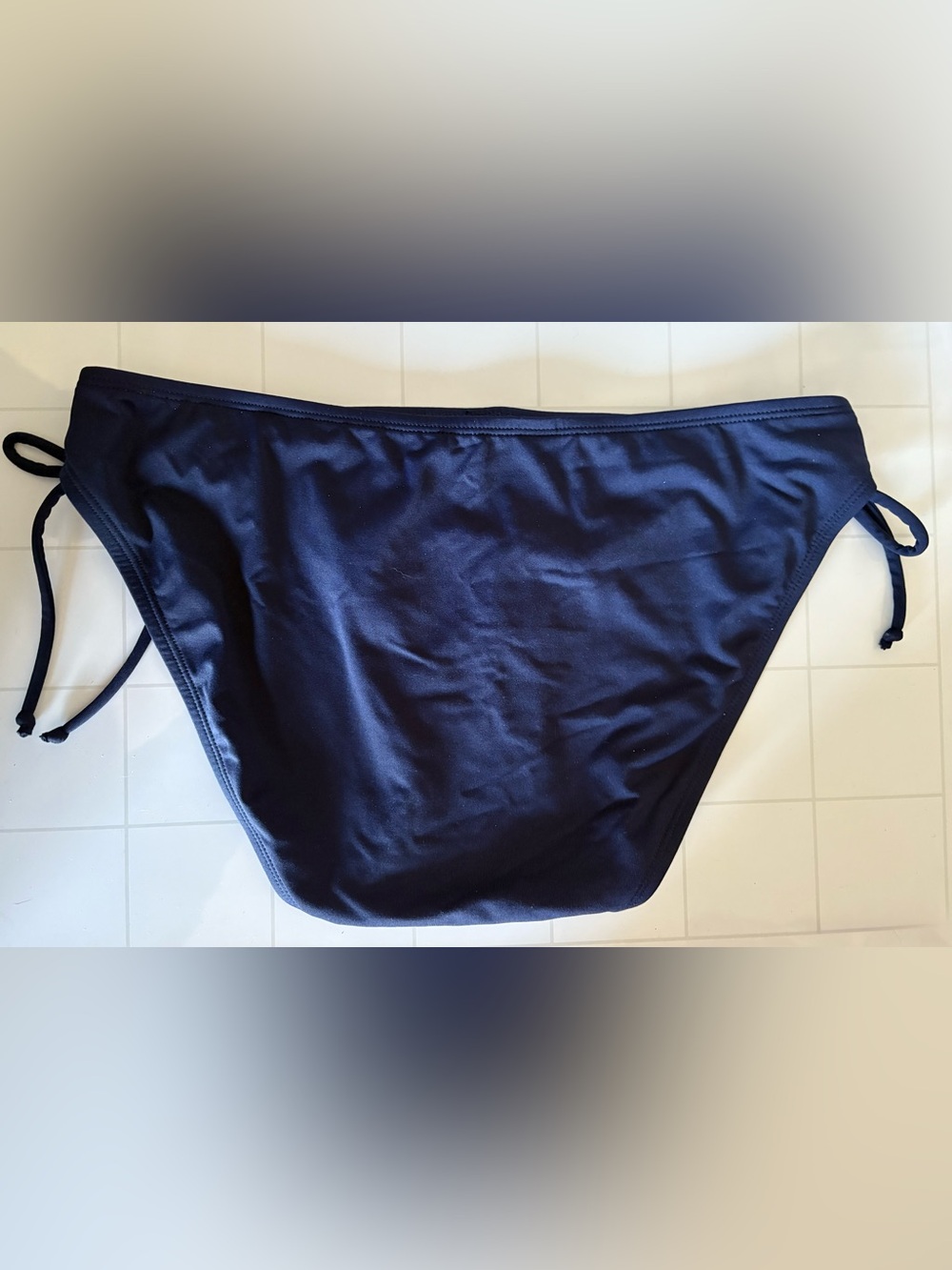 Athleta Navy Swim Bottoms - Solid Midrise - Picture 2 of 3